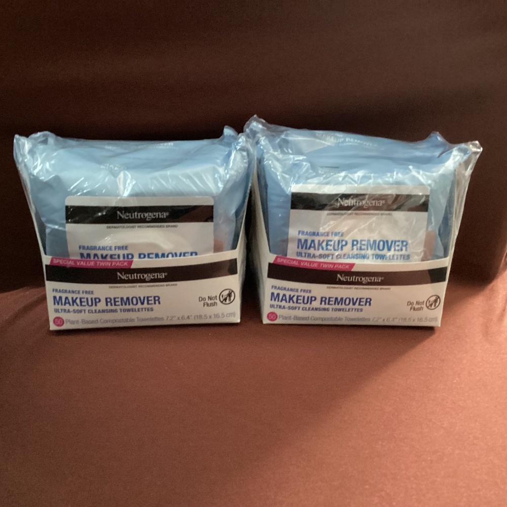 Neutrogena Fragrance Free Makeup Remover Special Value Twin Pack Bundle